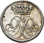 Awers monety - Półdukat 1710 "Powrót tronu polskiego 1710" Srebro - cena srebrnej monety - Polska, August II Mocny