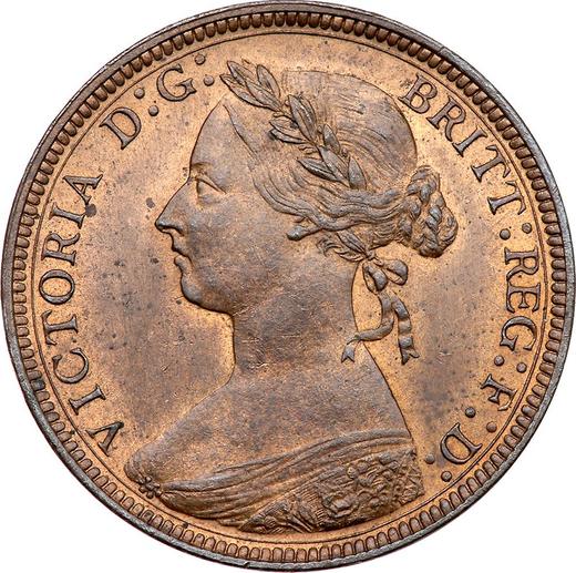 Obverse Halfpenny 1883 -  Coin Value - United Kingdom, Victoria