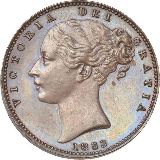 Obverse Farthing 1853 WW -  Coin Value - United Kingdom, Victoria