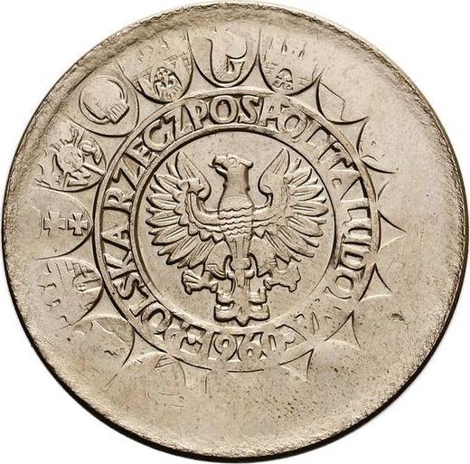 Revers Probe 100 Zlotych 1960 "1000 Jahre Polen" Kupfernickel - Münze Wert - Polen, Volksrepublik Polen