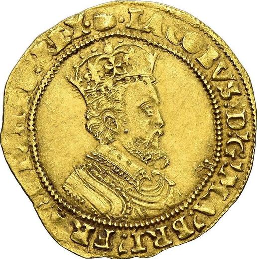 Avers Doppelte Krone Ohne jahr (1604-1619) "Fünftes Büste" - Goldmünze Wert - Großbritannien, Jakob I