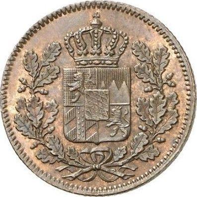 Obverse 2 Pfennig 1848 - Coin Value - Bavaria, Ludwig I