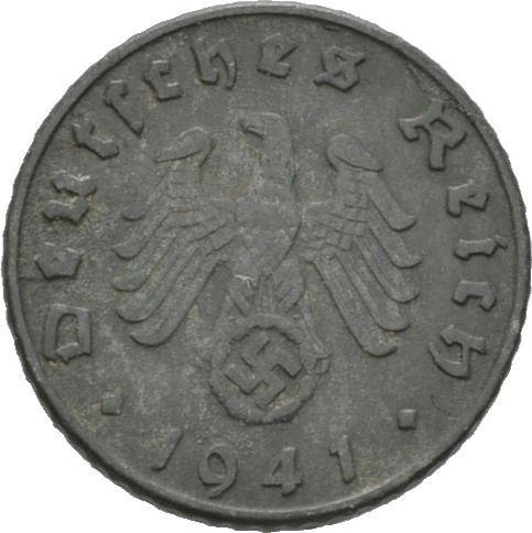 Revers 5 Reichspfennig 1941 G "Typ 1940-1944" - Münze Wert - Deutschland, Drittes Reich
