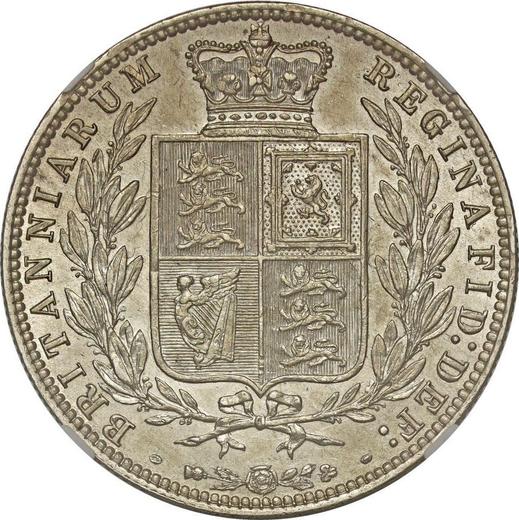 Reverse Halfcrown 1876 - Silver Coin Value - United Kingdom, Victoria