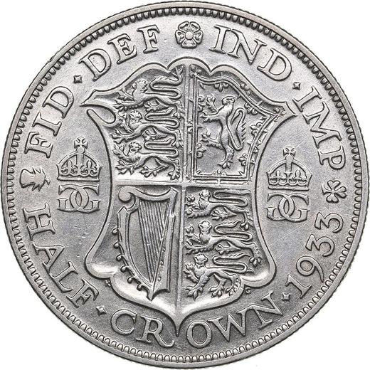 Reverse Halfcrown 1933 - Silver Coin Value - United Kingdom, George V