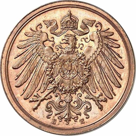 Реверс монеты - 2 пфеннига 1914 года E "Тип 1904-1916" - цена монеты - Германия, Германская Империя