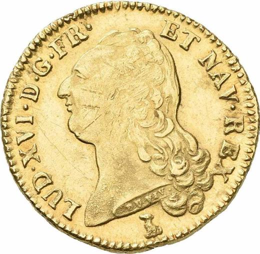 Obverse Double Louis d'Or 1787 T - Gold Coin Value - France, Louis XVI