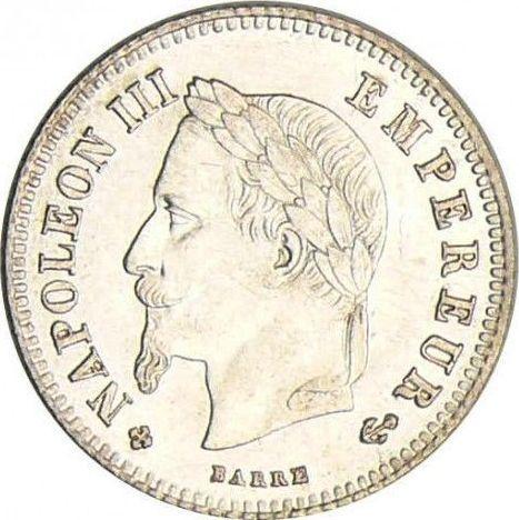 Obverse 20 Centimes 1866 BB "Type 1864-1866" - Silver Coin Value - France, Napoleon III