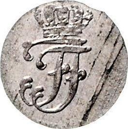 Аверс монеты - Дрейлинг (3 пфеннига) 1820 года - цена серебряной монеты - Мекленбург-Шверин, Фридрих Франц I