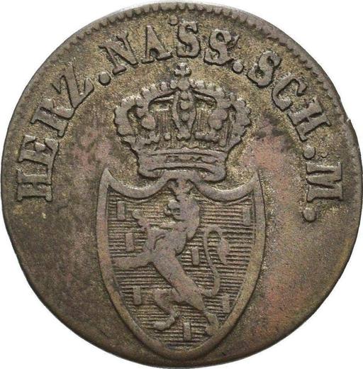 Obverse 3 Kreuzer 1809 - Silver Coin Value - Nassau, Frederick Augustus
