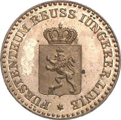 Obverse 1 Pfennig 1850 A -  Coin Value - Reuss-Schleiz, Heinrich LXII