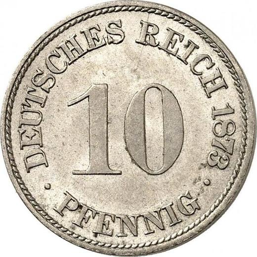 Awers monety - 10 fenigów 1873 D "Typ 1873-1889" - cena monety - Niemcy, Cesarstwo Niemieckie