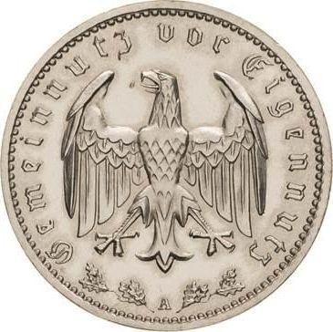 Rewers monety - 1 reichsmark 1933 A "Typ 1933-1939" - cena  monety - Niemcy, III Rzesza