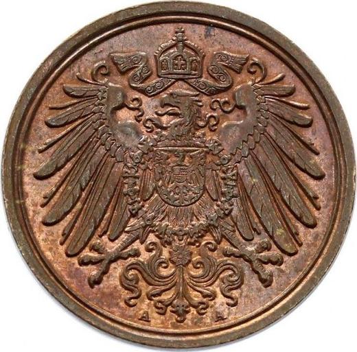 Reverse 1 Pfennig 1893 A "Type 1890-1916" - Coin Value - Germany, German Empire