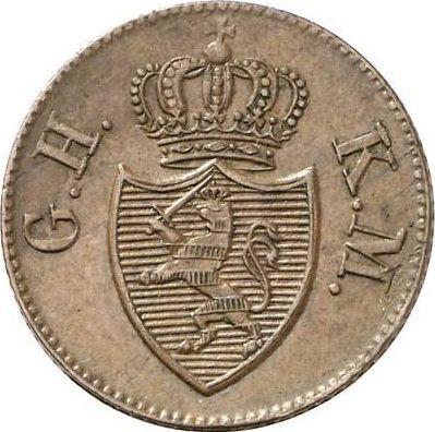 Obverse Heller 1847 "Type 1837-1847" - Coin Value - Hesse-Darmstadt, Louis II