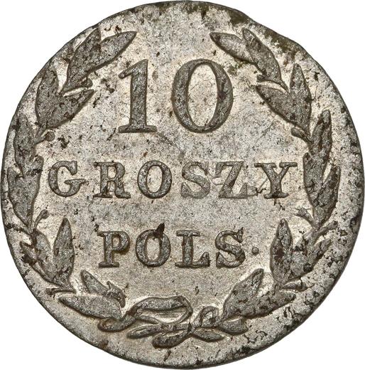 Reverse 10 Groszy 1828 FH - Silver Coin Value - Poland, Congress Poland