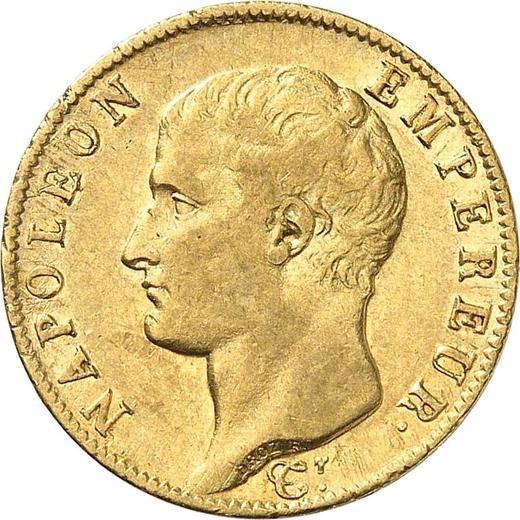 Obverse 20 Francs AN 14 (1805-1806) U - Gold Coin Value - France, Napoleon I