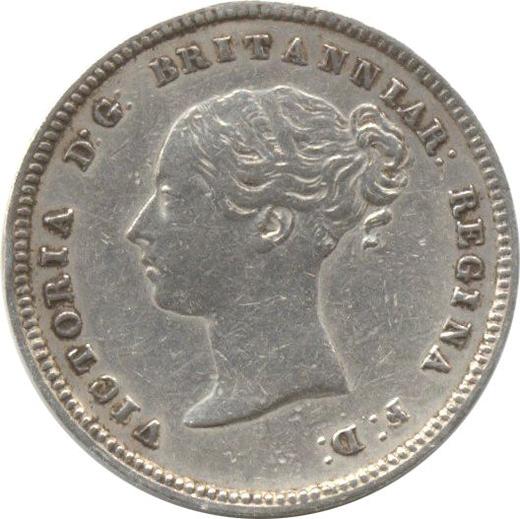 Avers 4 Pence (1 grote) 1873 - Silbermünze Wert - Großbritannien, Victoria