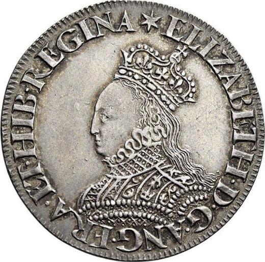 Obverse Shilling no date (1561-1571) "Milled coinage" Adorned dress - Silver Coin Value - United Kingdom, Elizabeth I