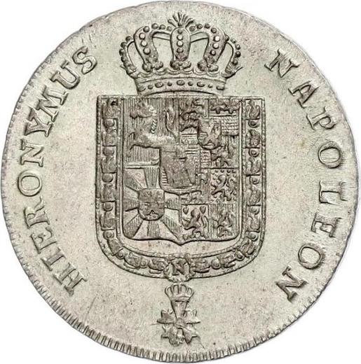 Obverse 1/6 Thaler 1809 F - Silver Coin Value - Westphalia, Jérôme Napoléon