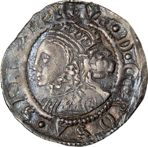 Obverse 3 Farthings 1562 - Silver Coin Value - United Kingdom, Elizabeth I
