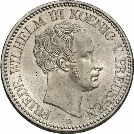Obverse Thaler 1825 D - Silver Coin Value - Prussia, Frederick William III