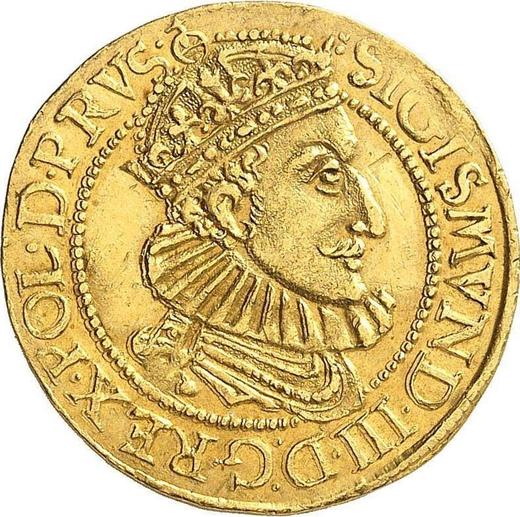 Obverse Ducat 1588 "Danzig" - Gold Coin Value - Poland, Sigismund III Vasa