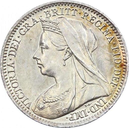 Avers 3 Pence 1901 TB - Silbermünze Wert - Großbritannien, Victoria