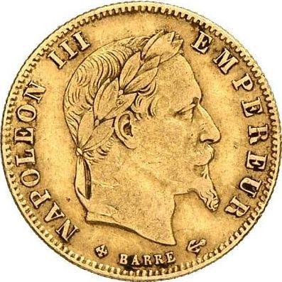 Obverse 5 Francs 1862 BB "Type 1862-1869" - Gold Coin Value - France, Napoleon III