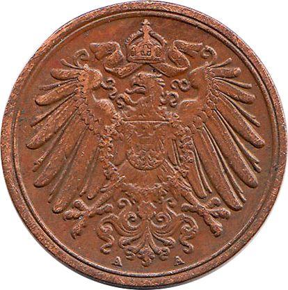 Reverse 1 Pfennig 1897 A "Type 1890-1916" - Coin Value - Germany, German Empire