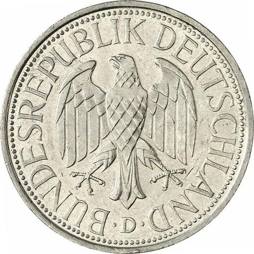 Reverse 1 Mark 1993 D - Coin Value - Germany, FRG