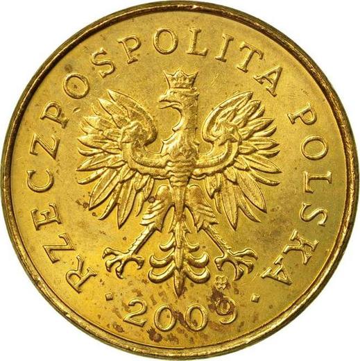 Obverse 2 Grosze 2009 MW -  Coin Value - Poland, III Republic after denomination