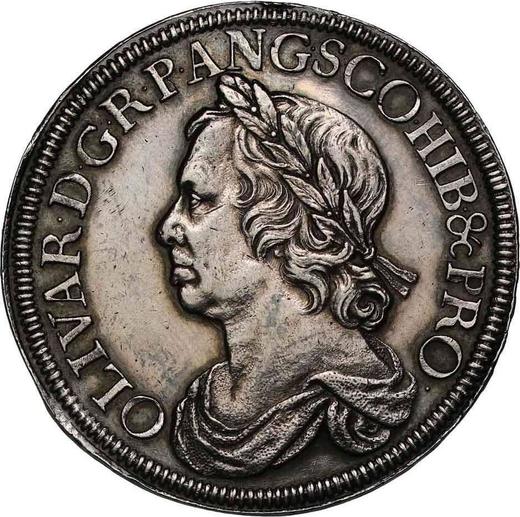 Obverse Crown 1658 Tanner's copy 1658 - Silver Coin Value - United Kingdom, Oliver Cromwell