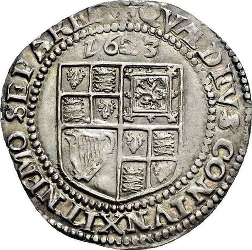 Reverse Sixpence 1623 "Sixth bust" - Silver Coin Value - United Kingdom, James I