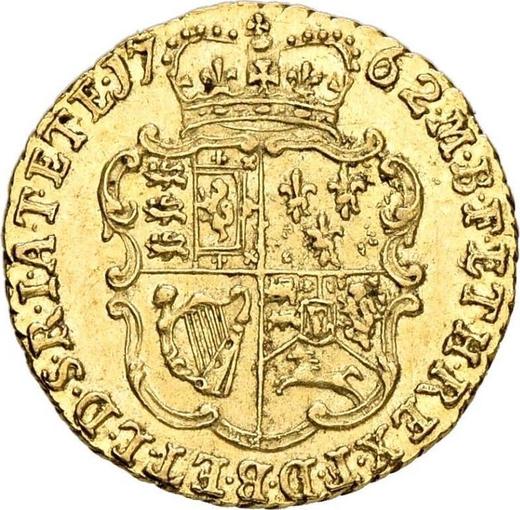 Reverse Quarter Guinea 1762 - Gold Coin Value - United Kingdom, George III