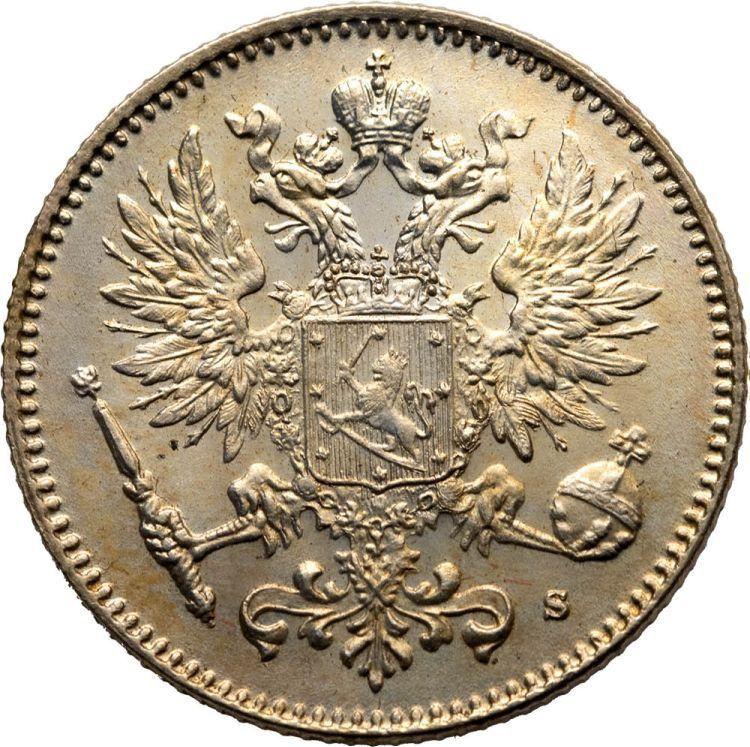 フィンランド　50ペンニ銀貨　1916S 【NGC MS65】　世界 フィンランド 50ペンニ銀貨 1916S 【NGC MS65】 世界コイン