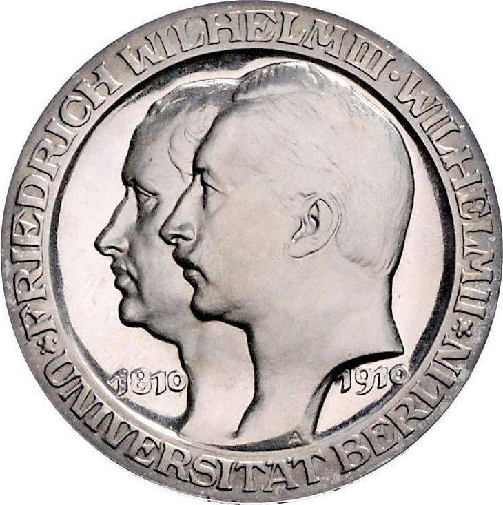 Silver Coin Ring – Wilhelm II Prussia 1908-1914, 900 Silver, Size 60-74, Unisex