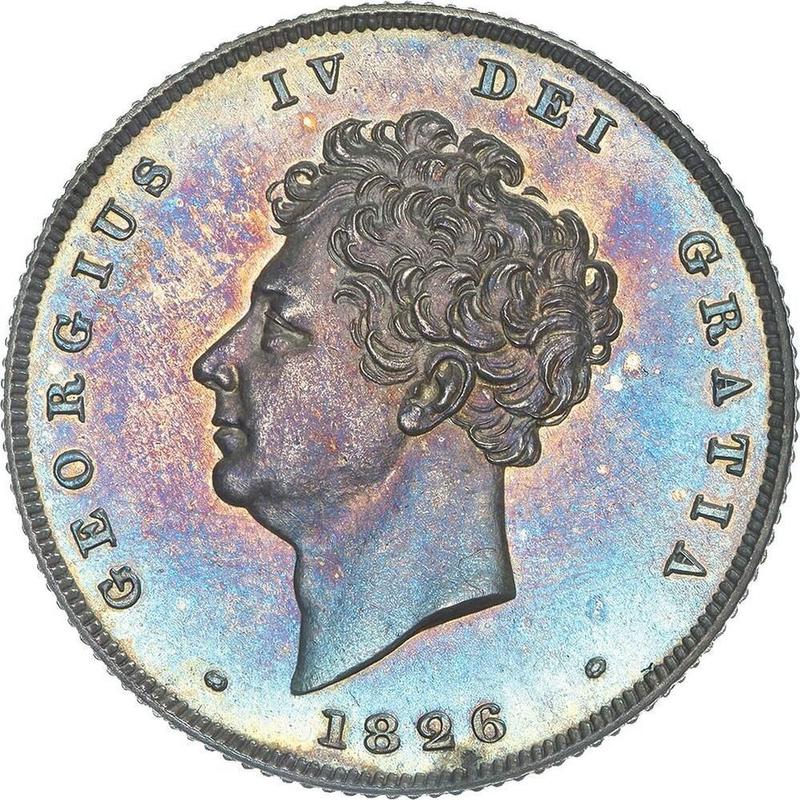 イギリス　1826年　Shilling　＠２３ イギリス 1826年 Shilling ＠23 Shilling 1826, Coin from